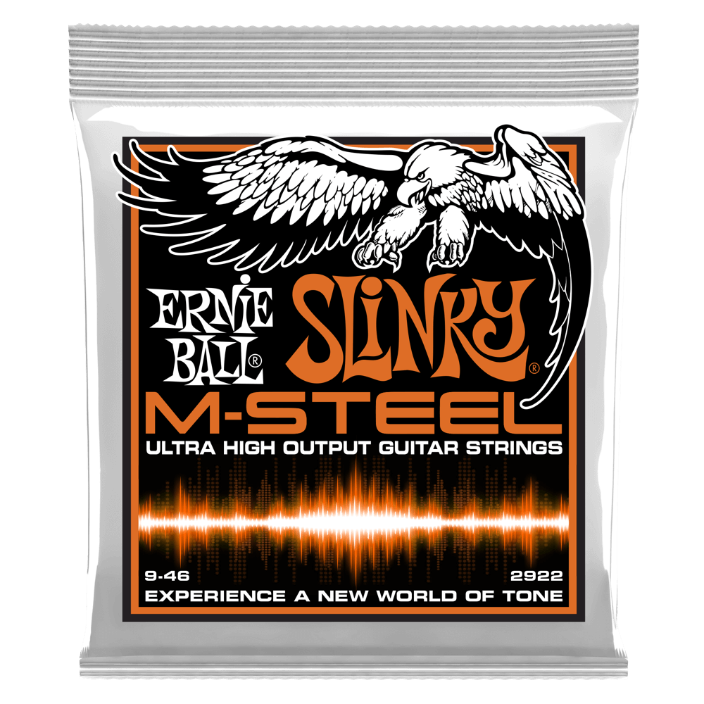 Ernie Ball Hybrid Slinky M-Steel 09-46 Electric Guitar Strings 2922