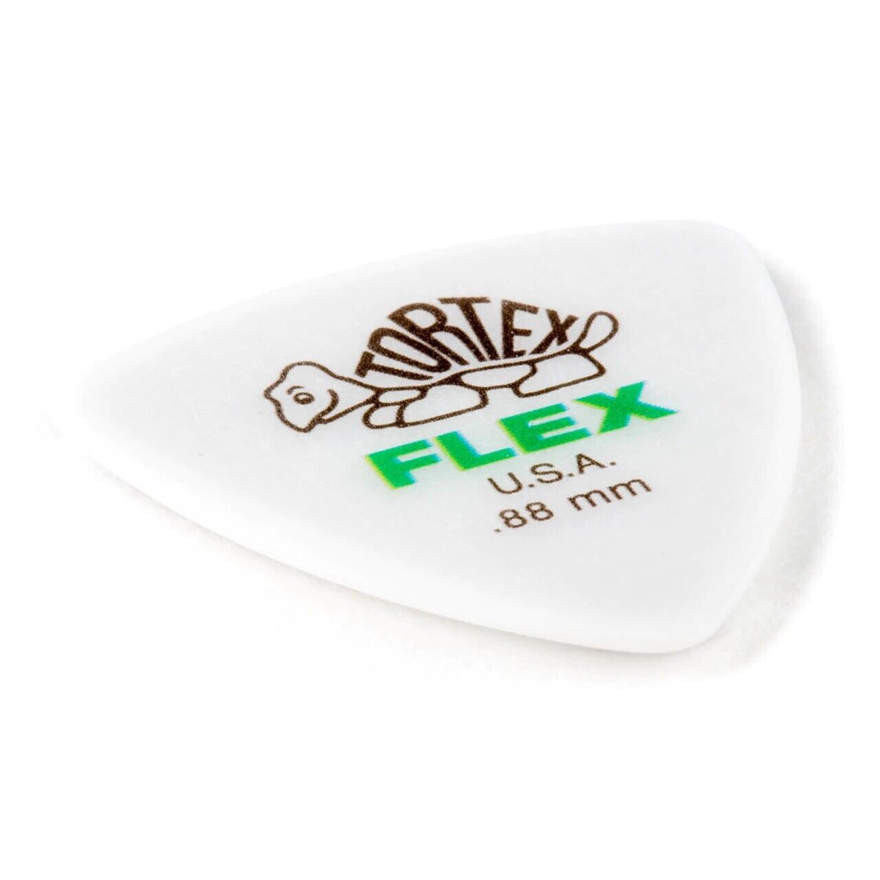 Jim Dunlop Tortex Flex Triangle .88mm Plectrums - 456P088 - (Bag of 6 Picks)