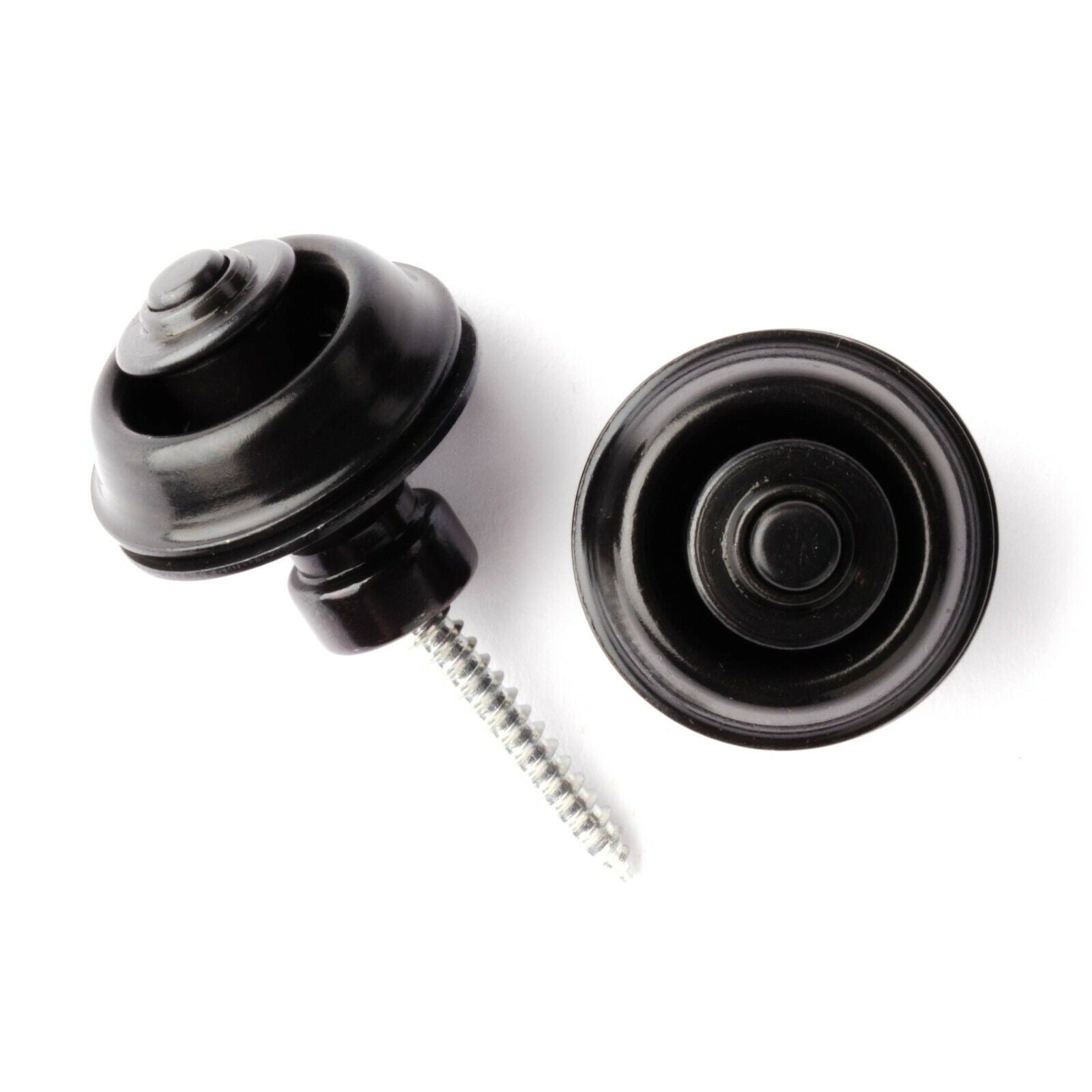 Dunlop Straplok Traditional Strap Retainers Black Oxide Strap Locks SLS1503BK