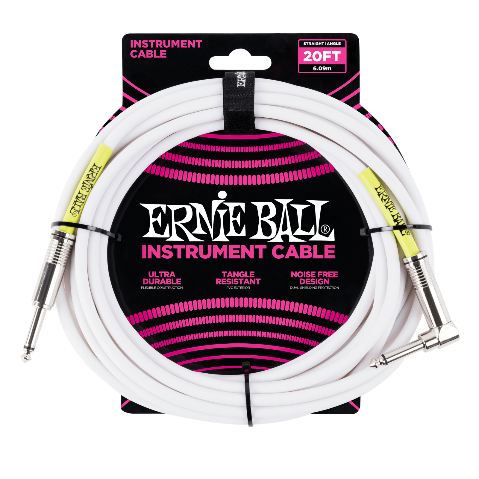 Ernie Ball 10ft & 20ft Ultraflex Classic Guitar / Instrument Cables / Leads