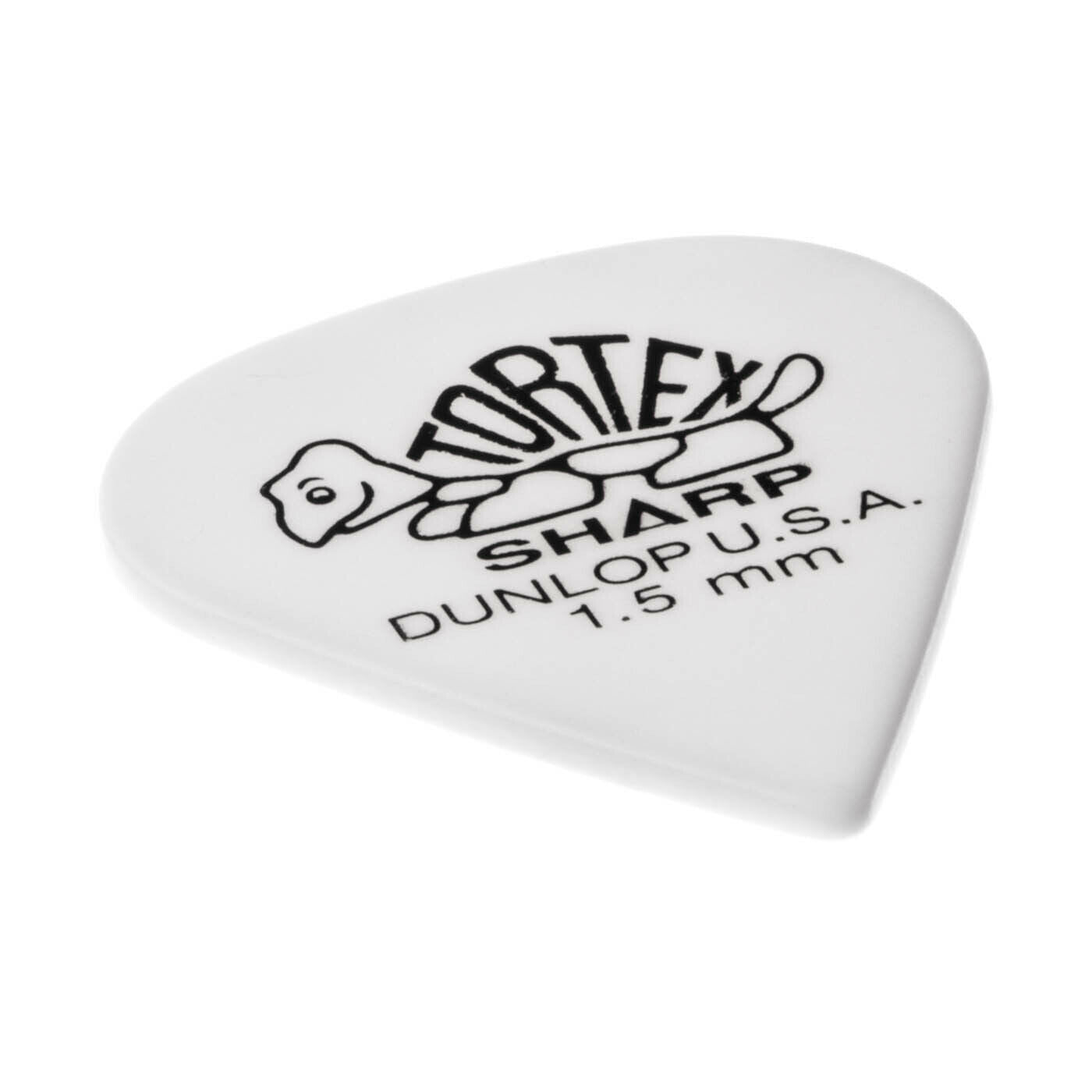 Dunlop Tortex Sharp Guitar Picks Plectrums - bags of 6 picks - all gauges