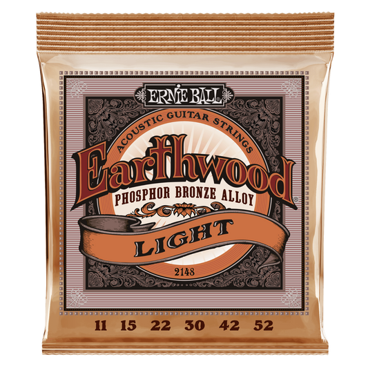 Ernie Ball PHOSPHOR Bronze Light 11-52 Acoustic Guitar Strings 2148