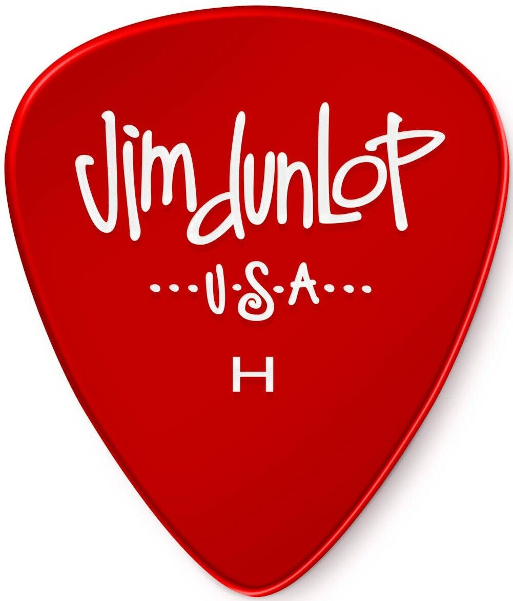 Jim Dunlop Gels Plectrums Picks - bags of 6 Picks - all gauges
