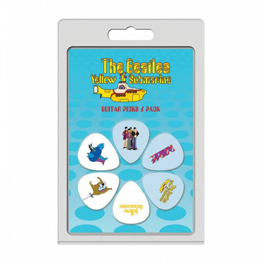 Perri's 6 Pack The Beatles Yellow Submarine Official Licensing Pack Guitar Picks