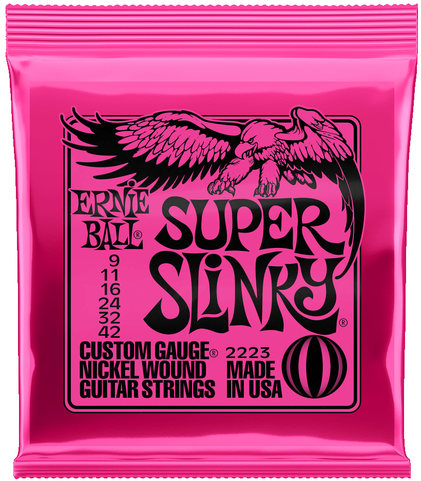 Ernie Ball Slinky Nickel Wound Electric Guitar Strings - ALL SLINKYS