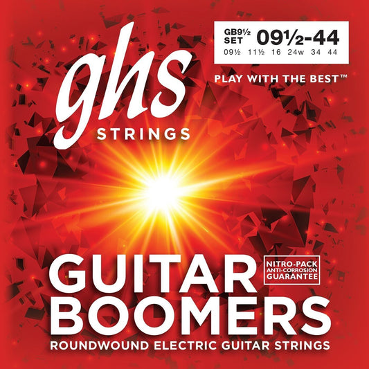 Ghs Boomers 9.5-42 Extra Light+ Nickel Wound Electric Guitar Strings GB91/2