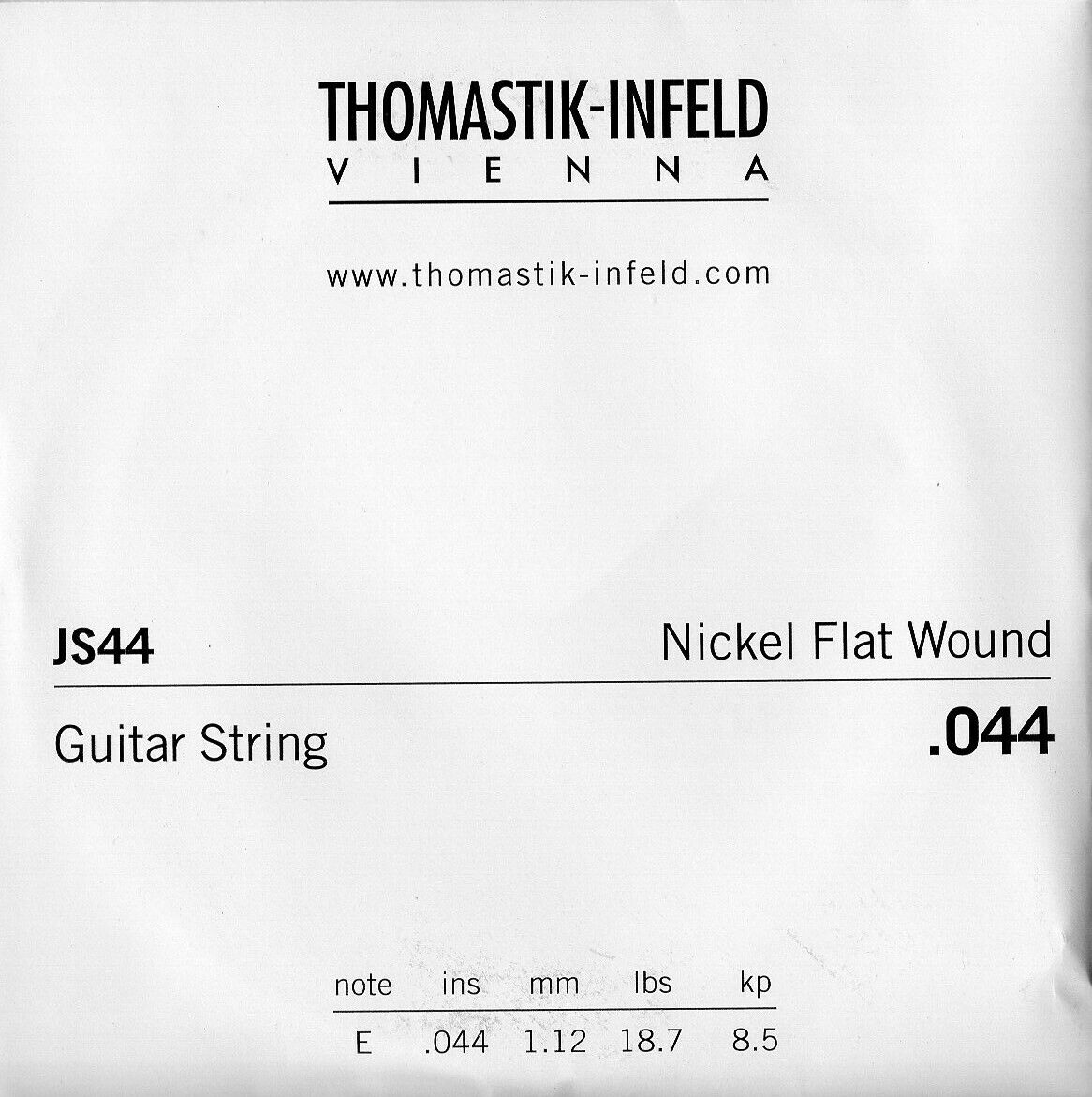 Thomastik Swing Jazz Single Plain and Flatwound Electric Guitar Strings