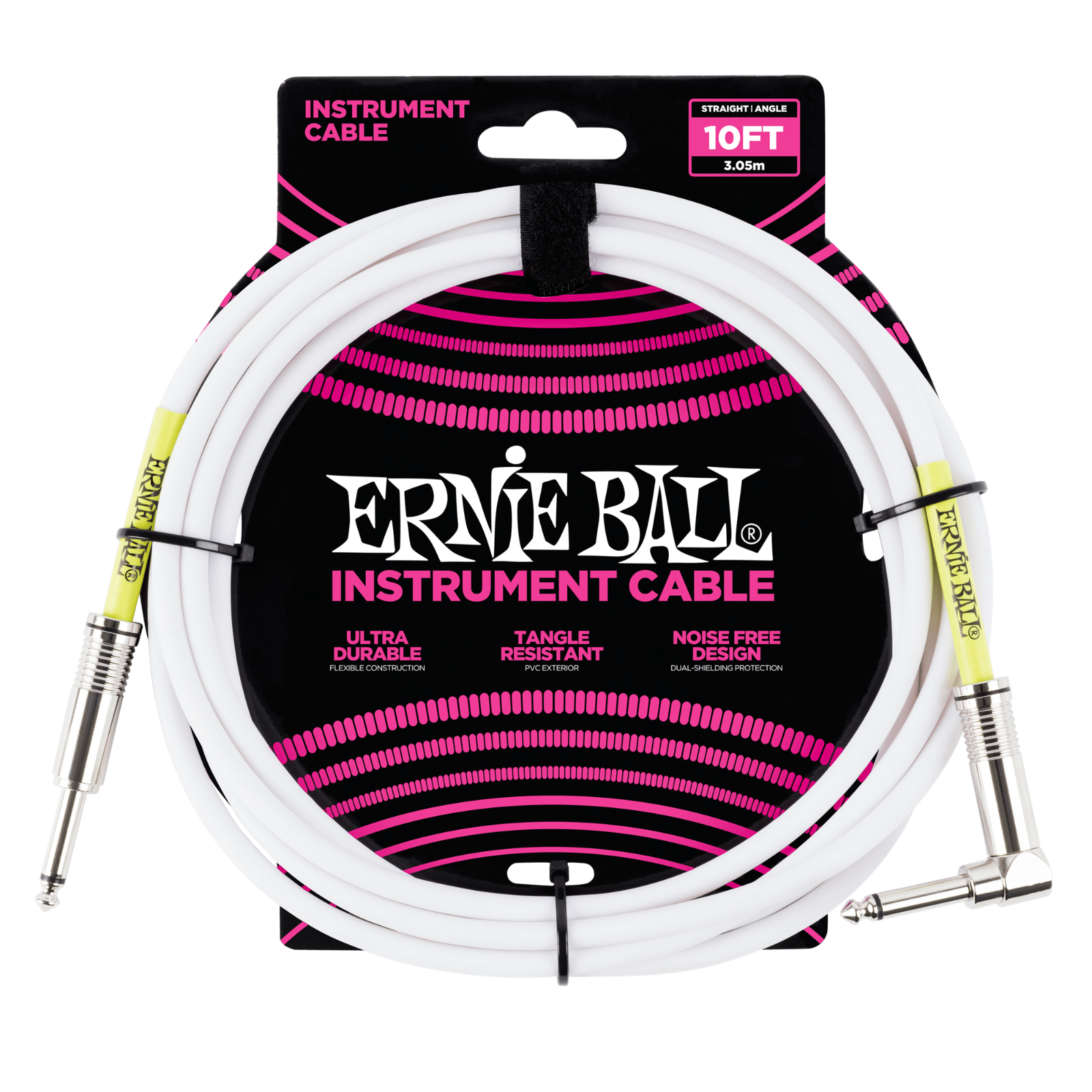 Ernie Ball 10ft & 20ft Ultraflex Classic Guitar / Instrument Cables / Leads