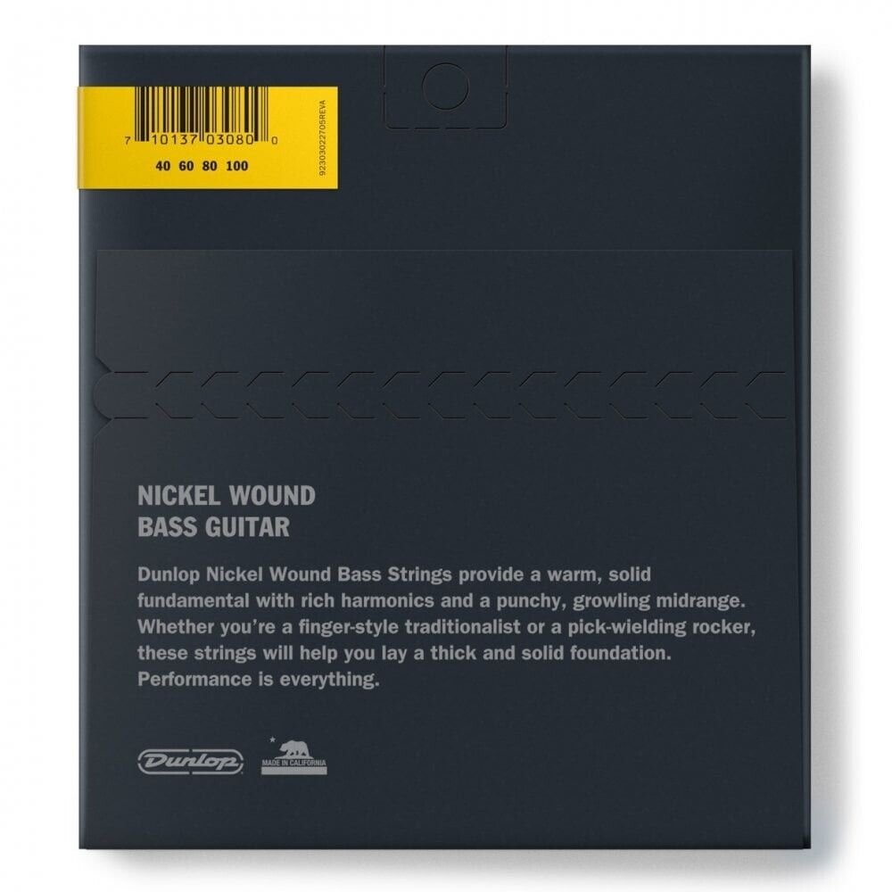 Dunlop Nickel 40-100 Medium Light Bass Guitar Strings DBN40100