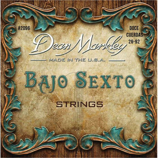 Dean Markley 12 String Bajo Sexto Doce Cuerdas 28-92 Strings 2096