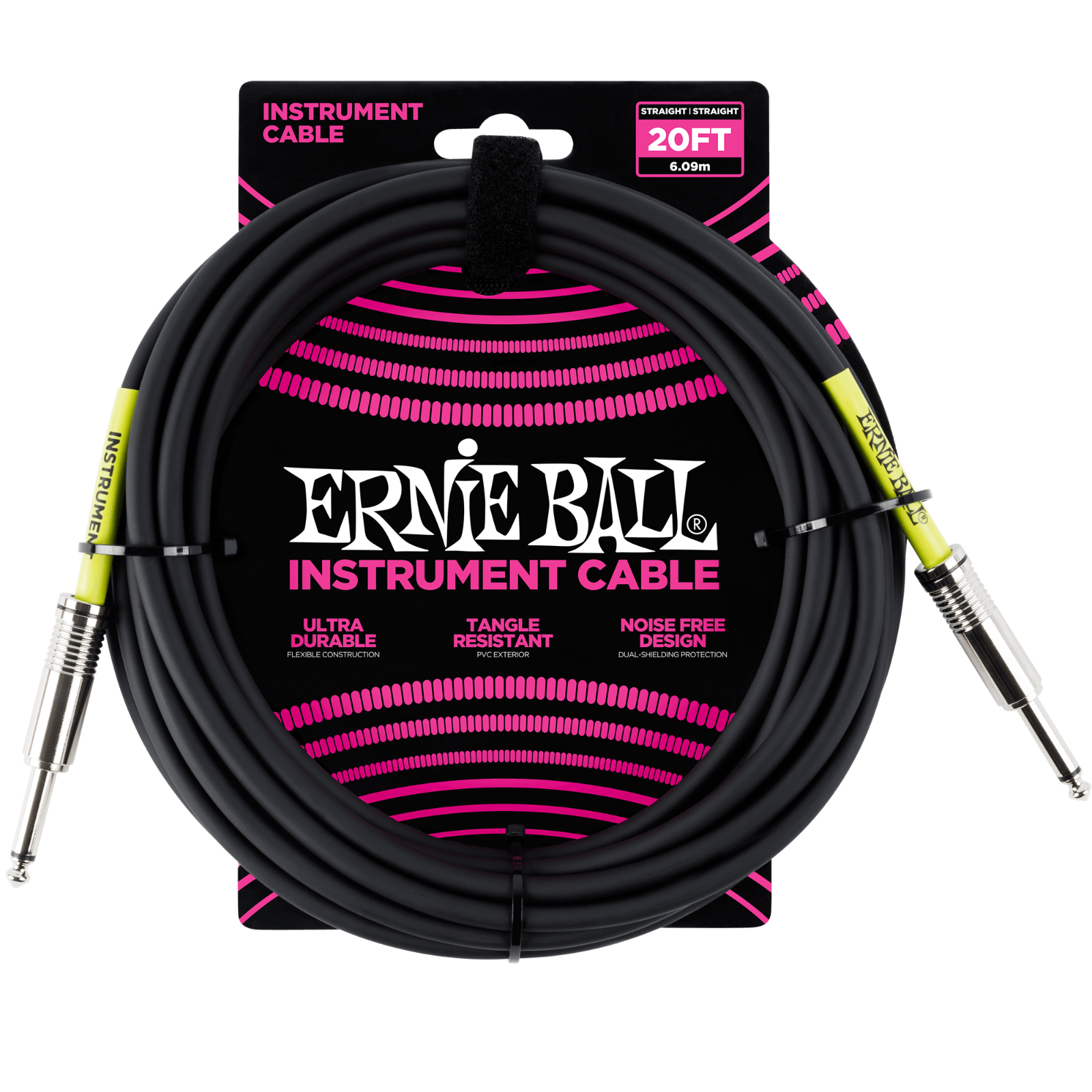 Ernie Ball 10ft & 20ft Ultraflex Classic Guitar / Instrument Cables / Leads