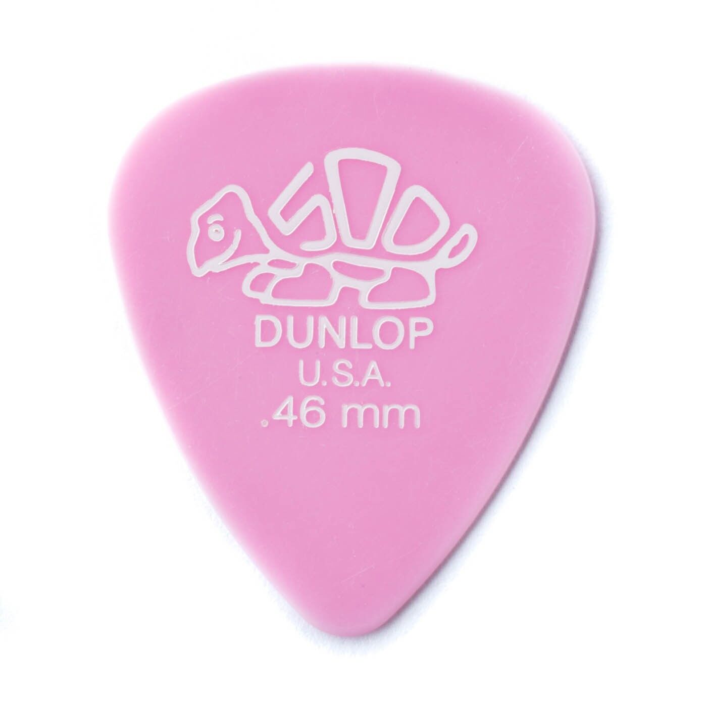 Jim Dunlop Delrin 500 Plectrums - Bags of 12 Picks 